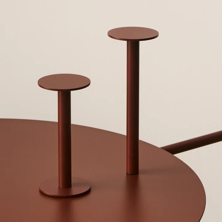 HAY - Host Portable LED Lampes de table, iron red