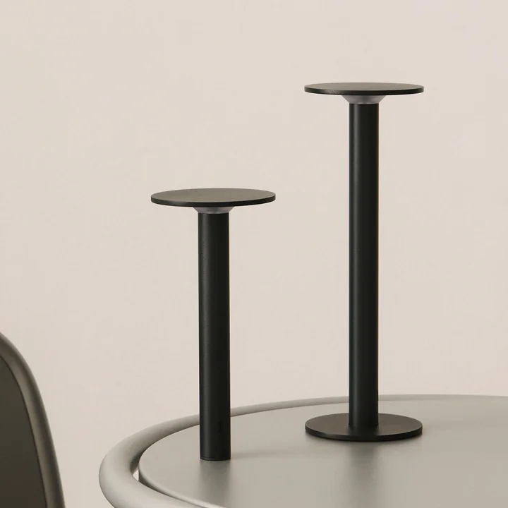 HAY - Host Portable LED Lampes de table, anthracite