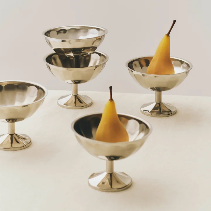 HAY - Italie Coupe à dessert M, acier inoxydable