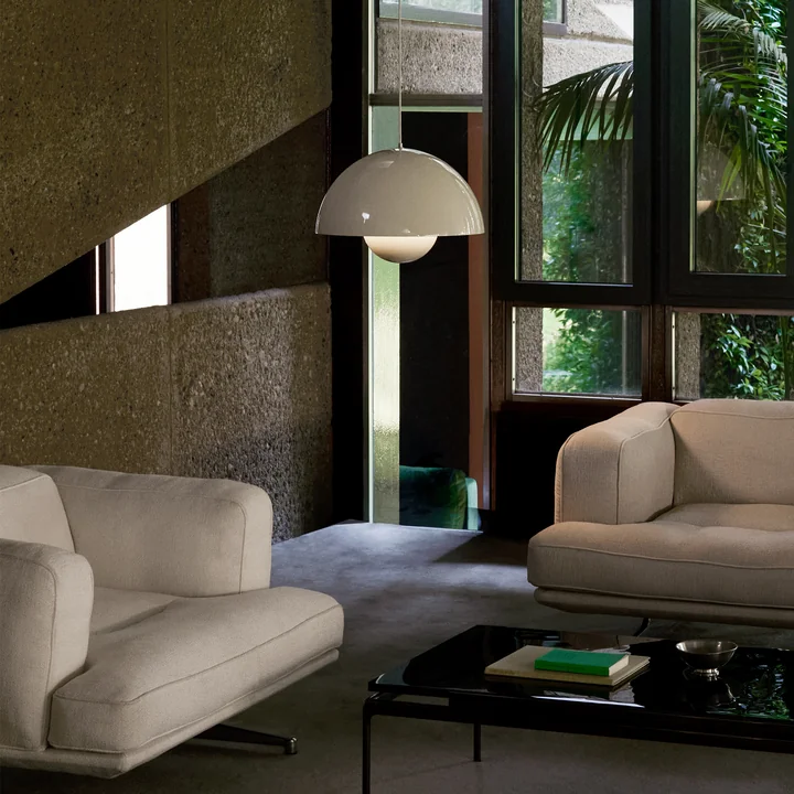 & Tradition - FlowerPot Lampe à suspendre VP2, ivoire