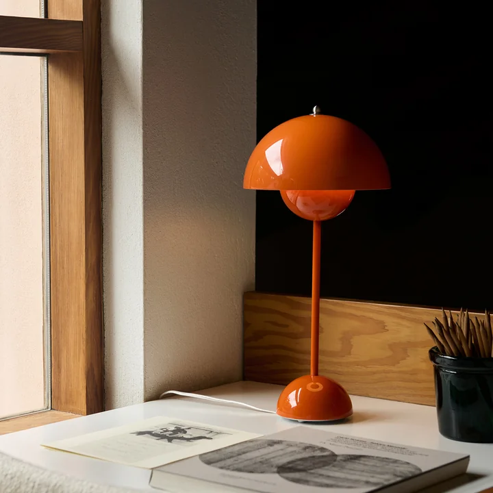 & Tradition - FlowerPot lampe de table VP3, zesty orange