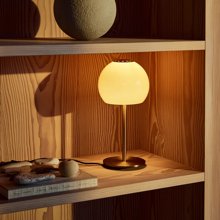 Frandsen - Ball Lampe de table verre, ambre