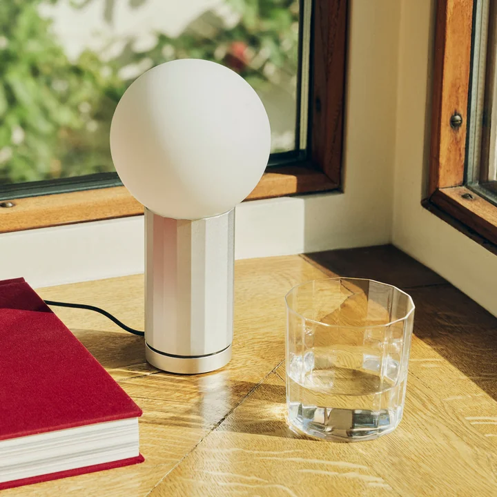 HAY - Turn On LED Lampe de table, aluminium