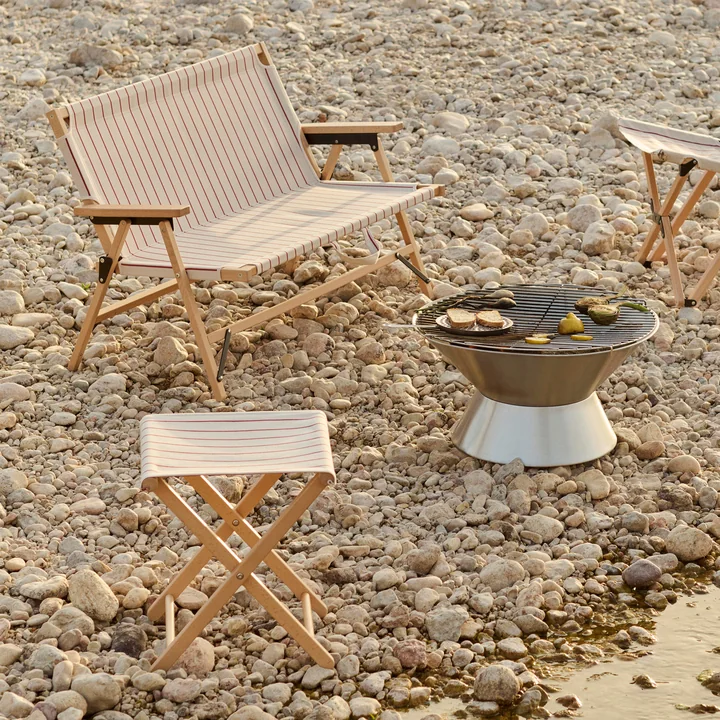 HAY - Outdoor Market Foyer et tabouret pliant