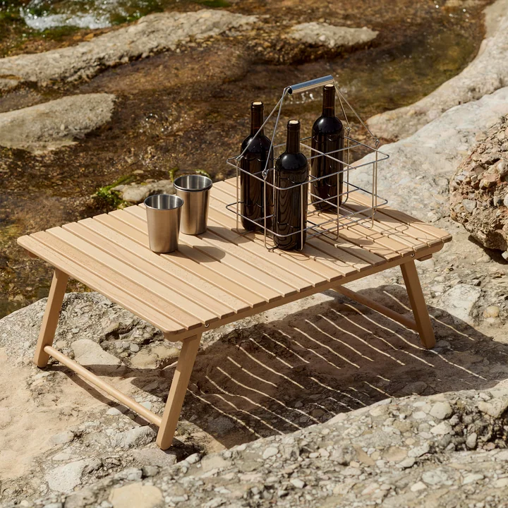 HAY - Outdoor Market Table pliante L, nature