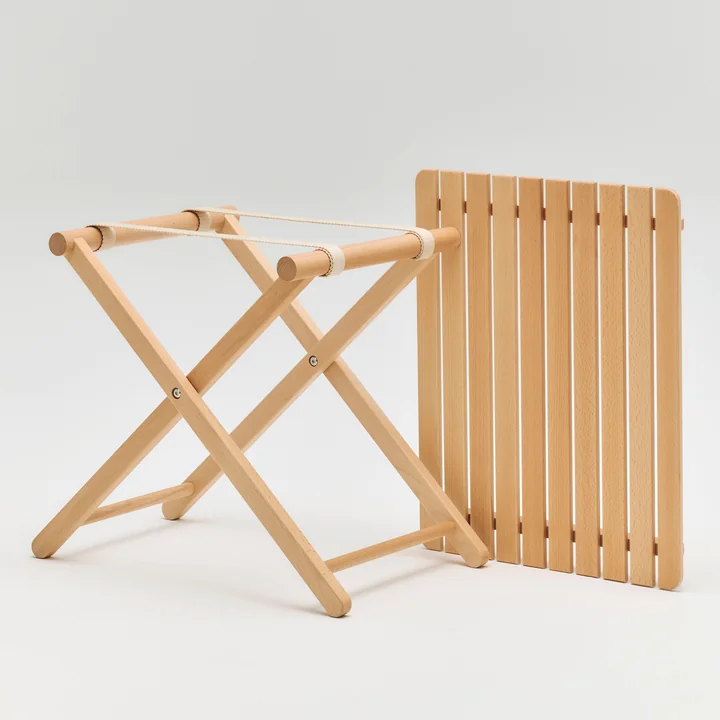 HAY - Outdoor Market Table pliante S, nature