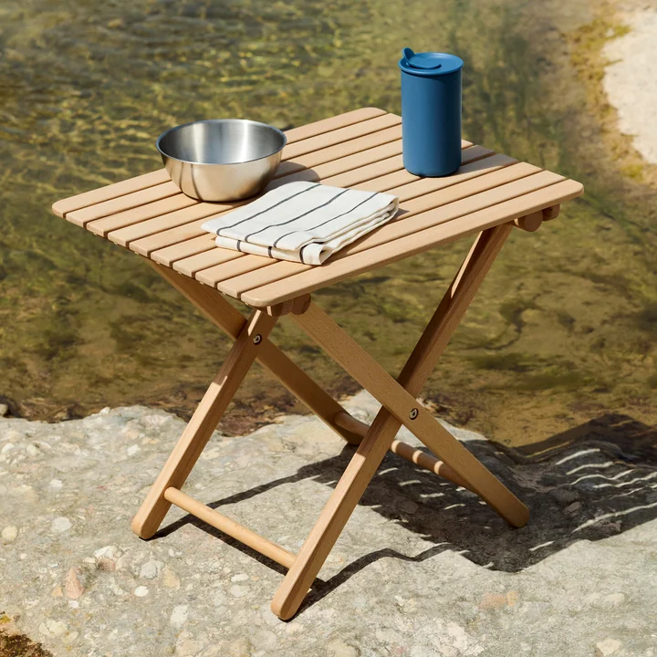 HAY - Outdoor Market Table pliante S, nature