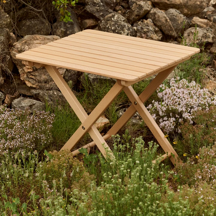 HAY - Outdoor Market Table pliante S, nature