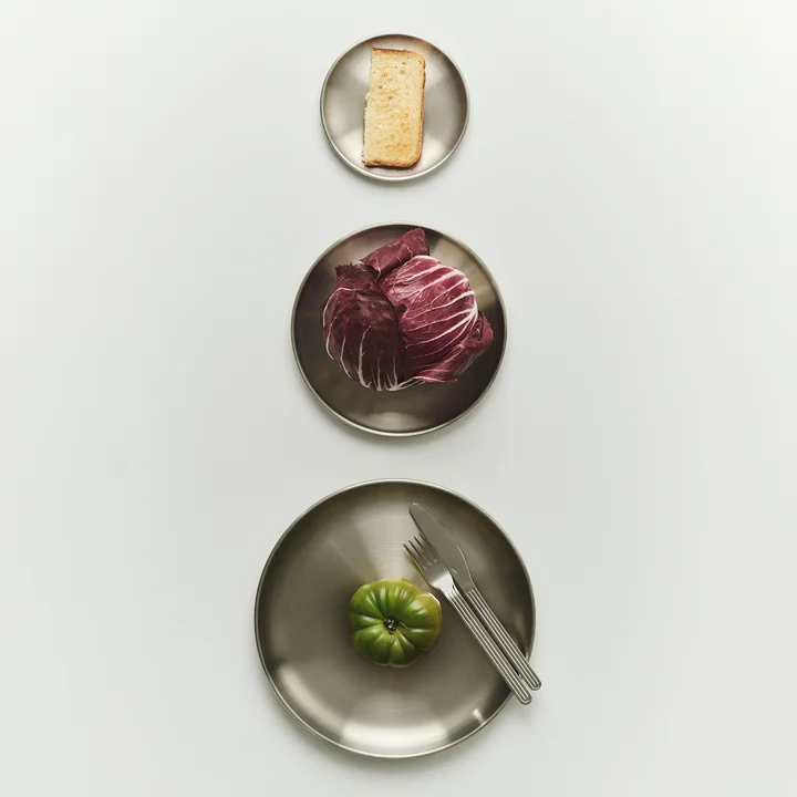 HAY - Outdoor Market Assiette, acier inoxydable