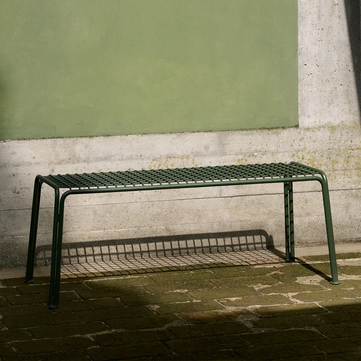 & Tradition - Thorvald SC112 Banc de jardin, 125 x 46 cm, bronze green