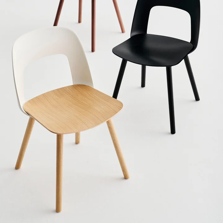 HAY - Layout 122 Chaise, chêne / blanc crème