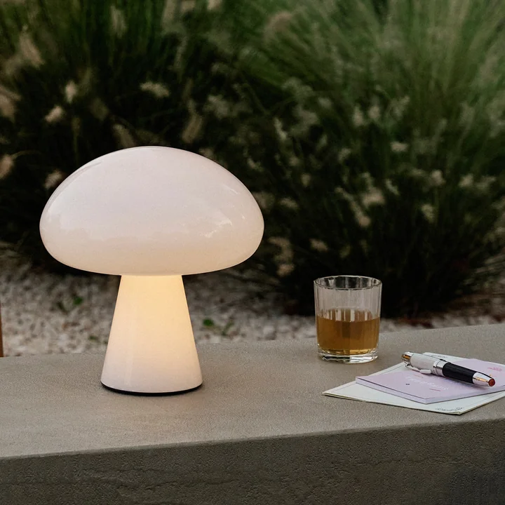 Gubi - Obello Lampe LED rechargeable Outdoor, pearl white