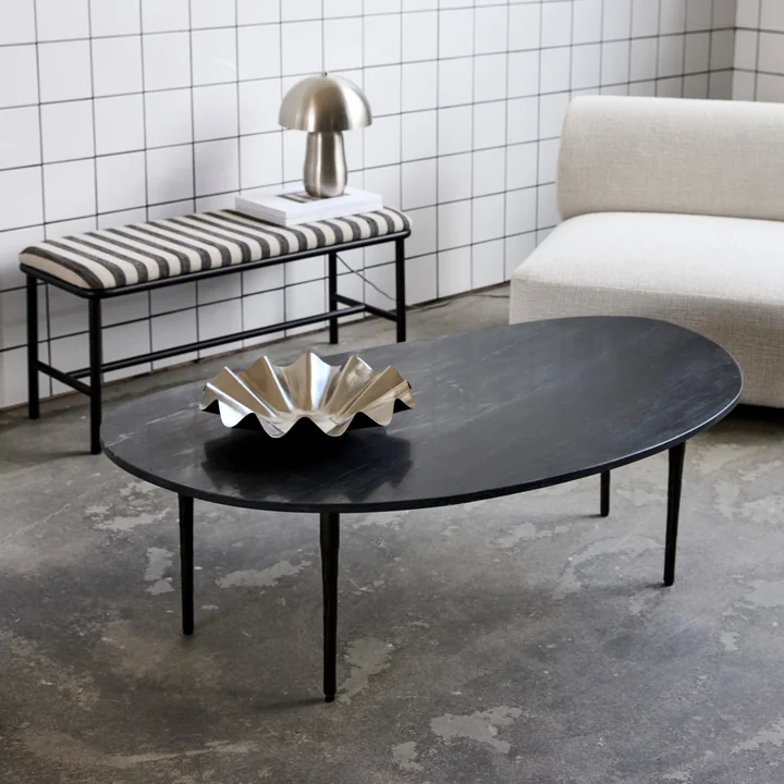House Doctor - Eda Table basse, marbre, noir