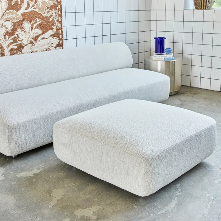 House Doctor - Feel Pouf, blanc cassé