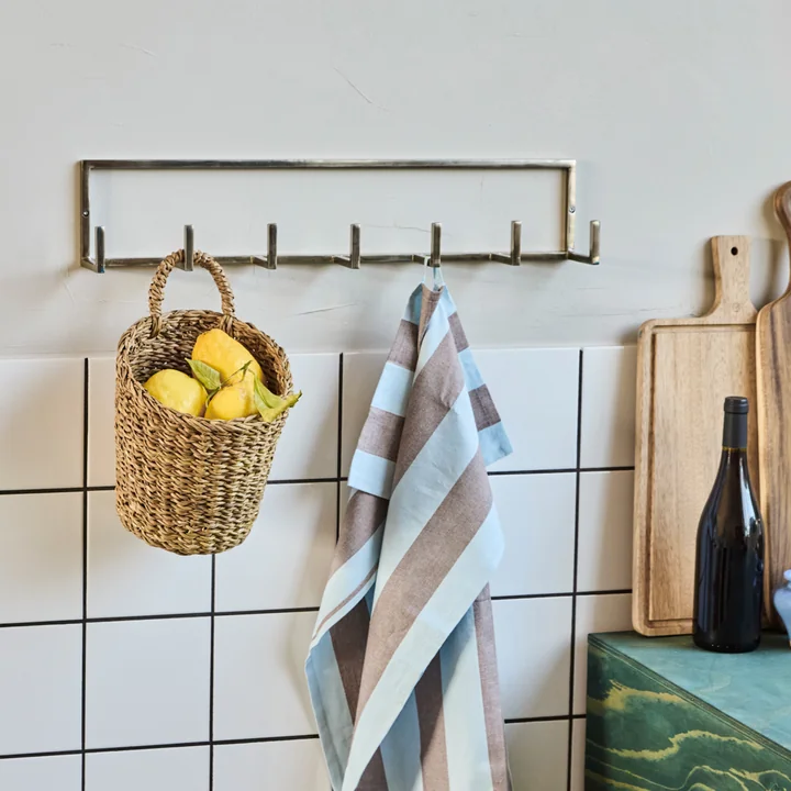 House Doctor - Barre à crochets Rack, argent