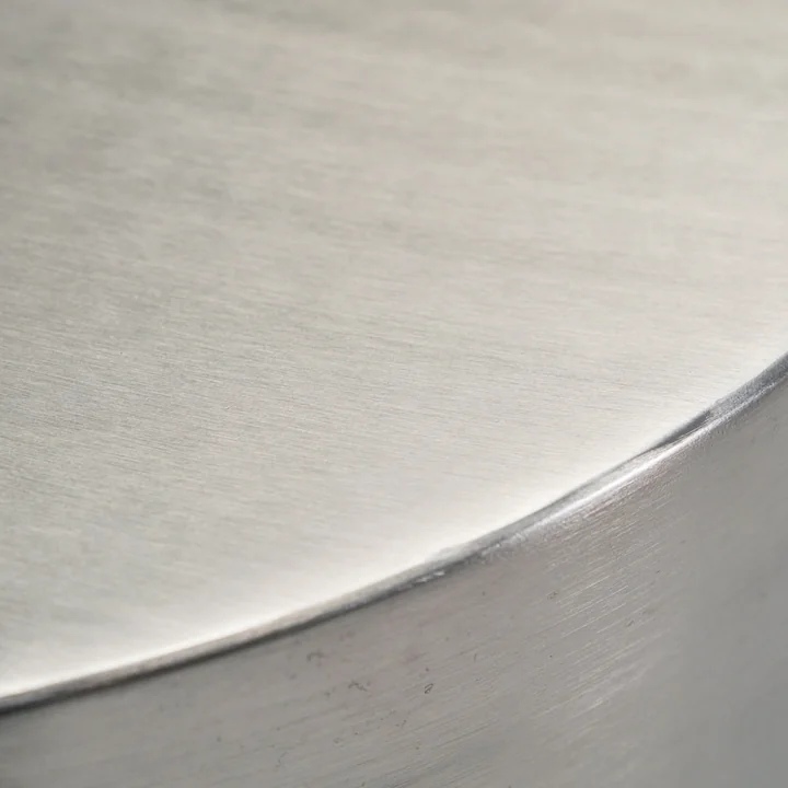 House Doctor - Step Table d'appoint, Ø 50 x H 45,7 cm, argent brossé