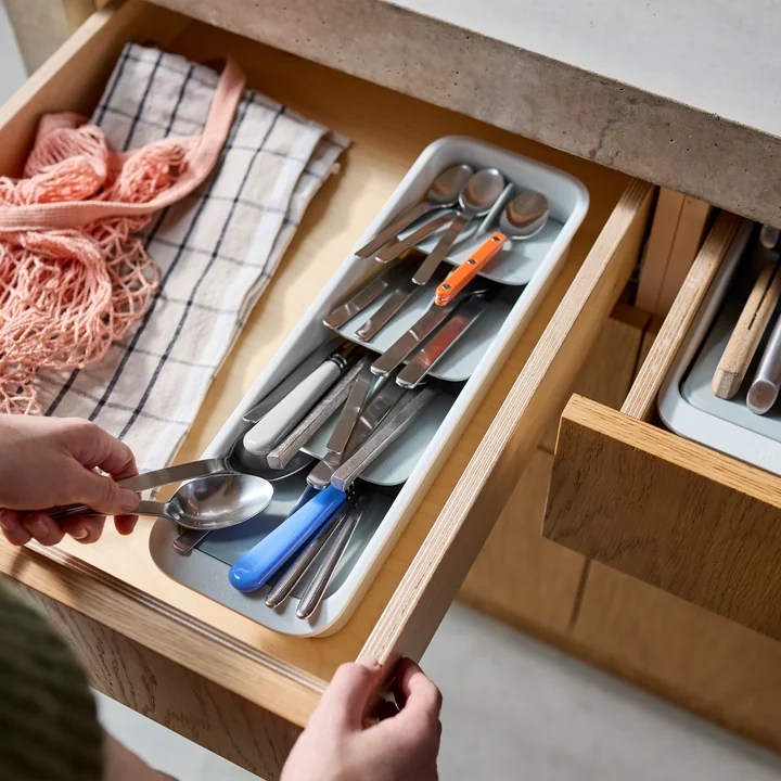 Joseph Joseph - DrawerStore Range-couverts, compact, light stone