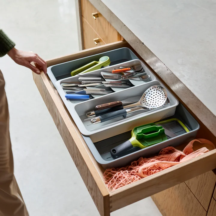 Joseph Joseph - DrawerStore range-couverts extensible, light stone