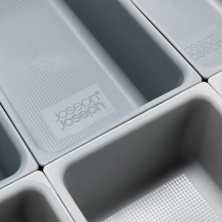 Joseph Joseph - Blox Kit d'organisation pour tiroirs 10 pièces, light stone