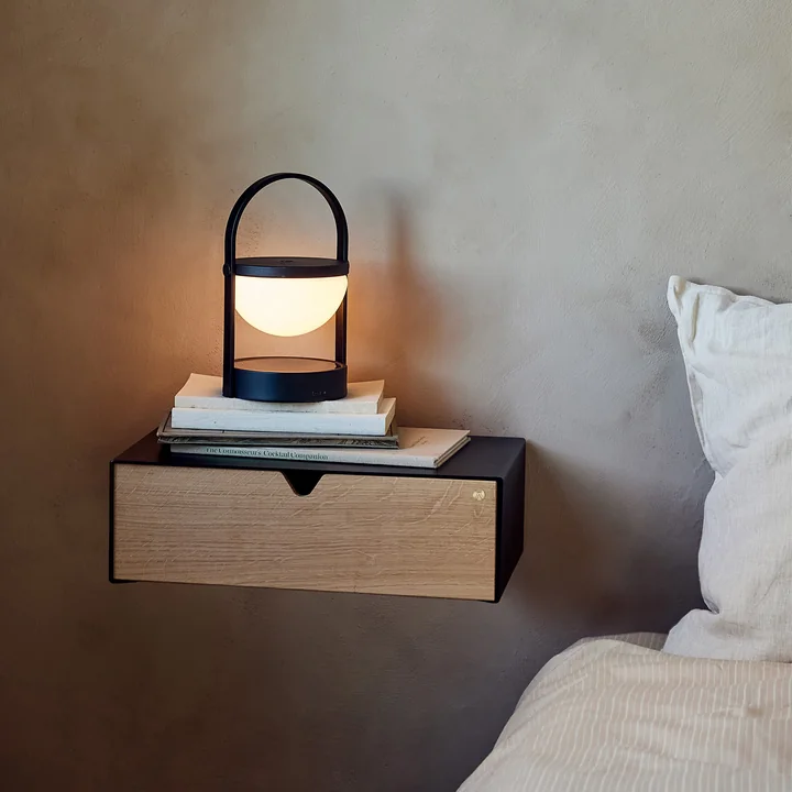 Andersen Furniture - Keep Étagère murale, chêne, noir