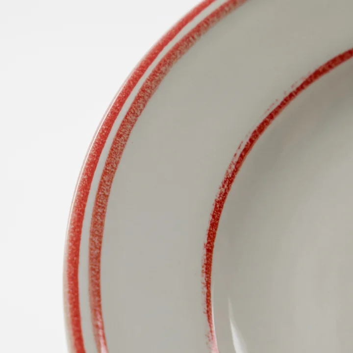 Nicolas Vahé - Bistro Assiette Ø 21 cm, rouge / blanc