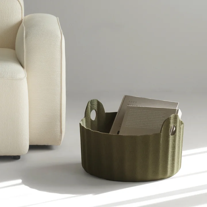 Normann Copenhagen - Colu Corbeille, olive