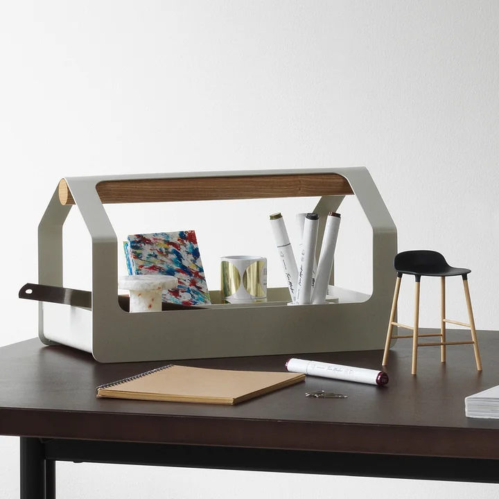 Normann Copenhagen - Haus Boîte à outils, gris clair