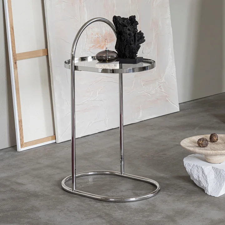 Mette Ditmer - Moves Table d'appoint, chromée