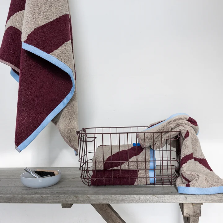 Mette Ditmer - Nova Arte Serviettes, vin / sable