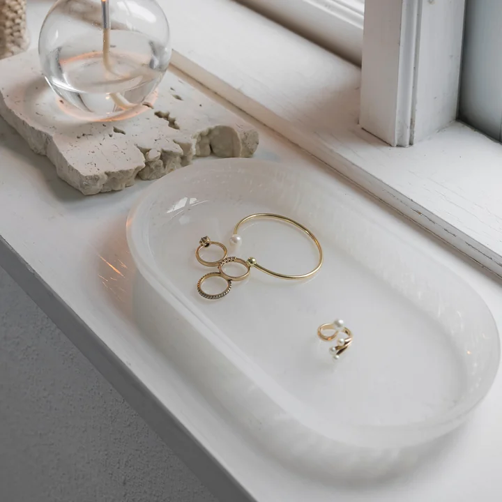 Mette Ditmer - OPAL Plateau, 14 x 25,5 cm, lin