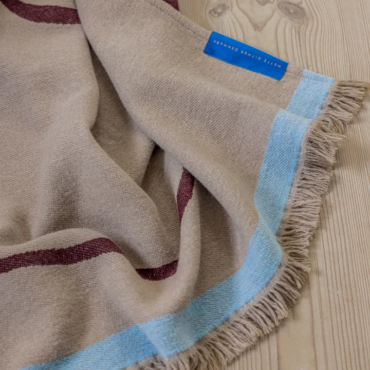 Mette Ditmer - Studio Couverture, 130 x 175 cm, vin