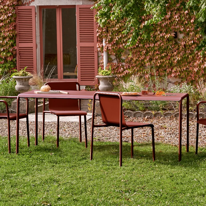 TipToe - Panorama Chaise et table de jardin, sun yellow