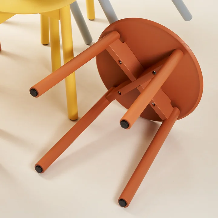 TipToe - SSD tabouret, tangerine red