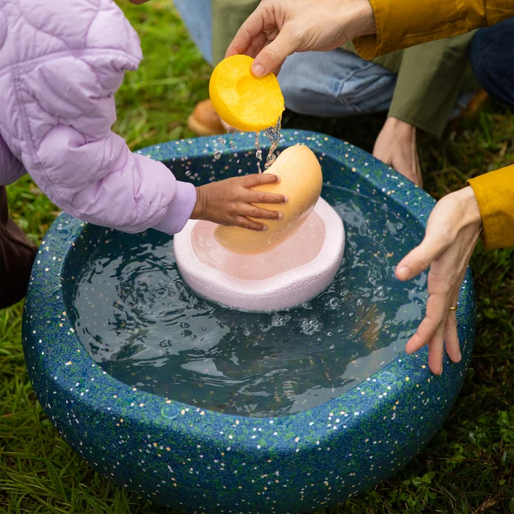 Stapelstein® - Spring Special Water Play Set, multicolore (set de 4) y compris le bâton de Grimm