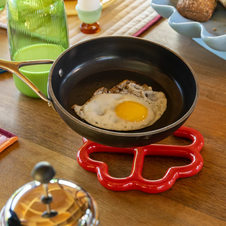 & klevering - Clover Dessous de plat, rouge