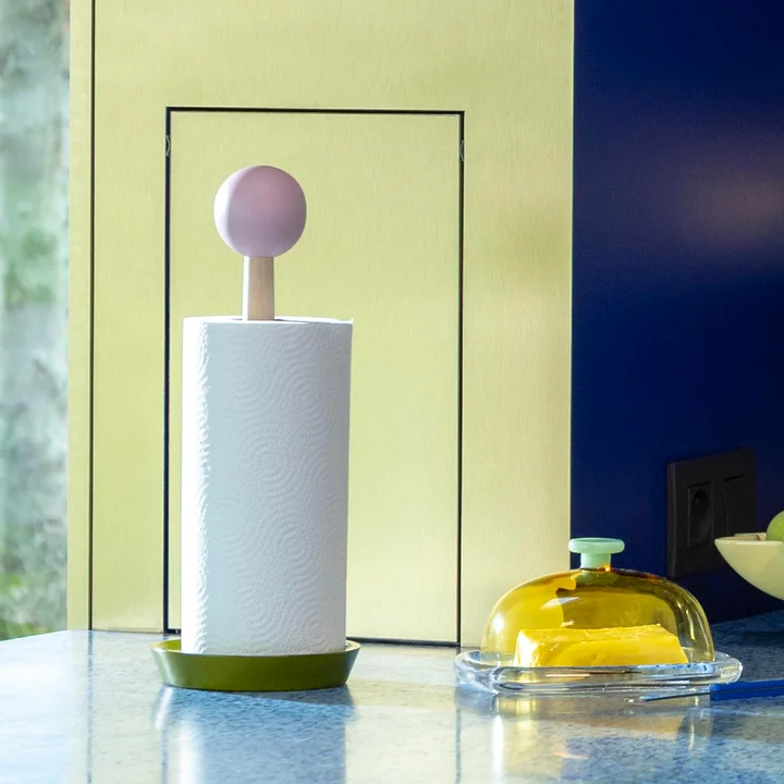 & klevering - Halma porte-rouleau de cuisine, multicolore