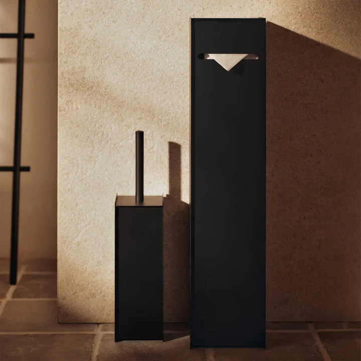Ferm Living - Sama Brosse à WC, noir