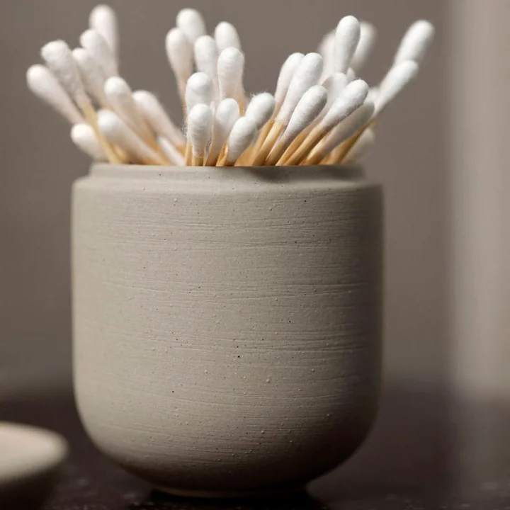 Zone Denmark - Sensu Récipient avec couvercle, Ø 6,5 x 9 cm, taupe