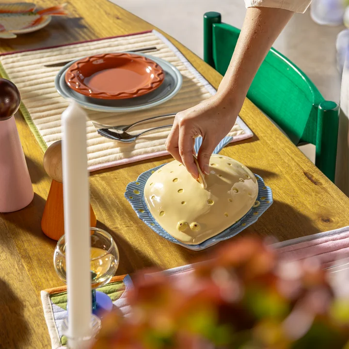 & klevering - Plaice Terrine, 29,5 x 21 cm, jaune