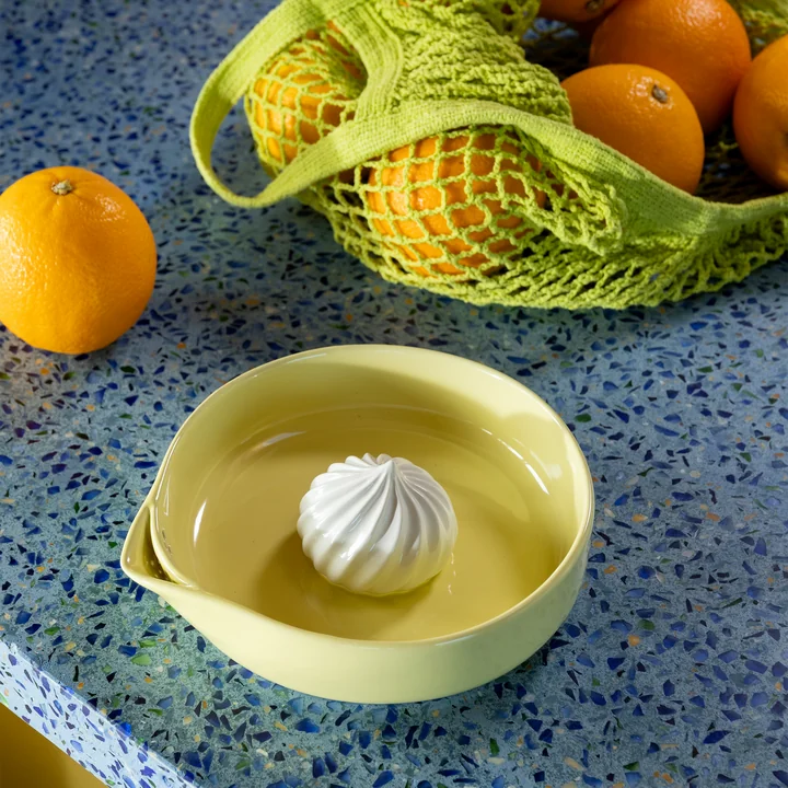 & klevering - Pudding Presse-agrumes, jaune