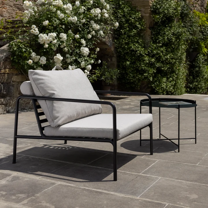 HOUE - AVON Chaise, noir / cendre