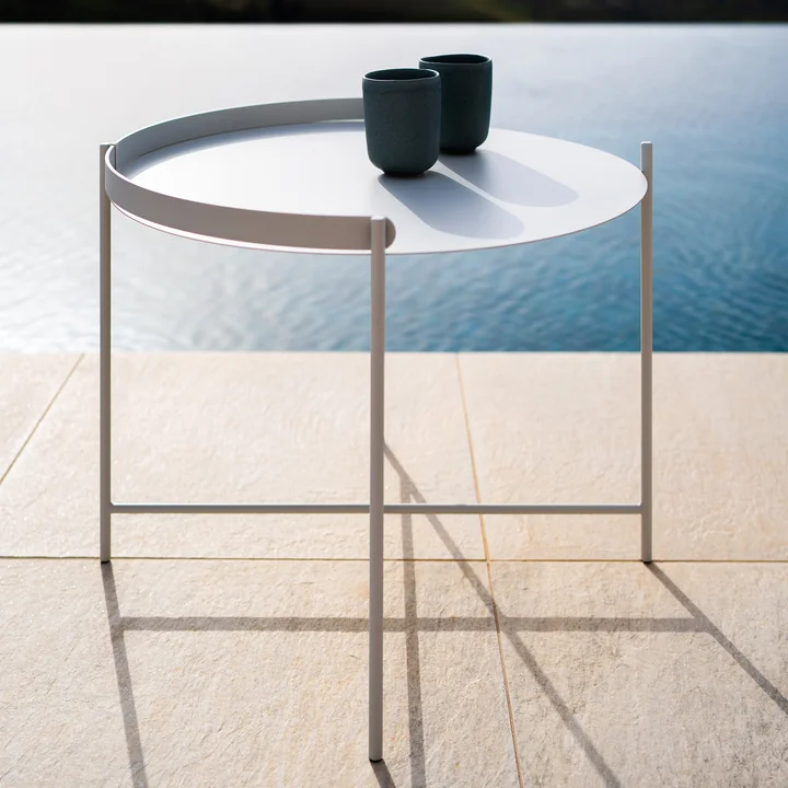 HOUE - EDGE Table d'appoint Ø 62, muted white