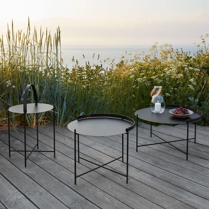 HOUE - EDGE Tables d'appoint, noir