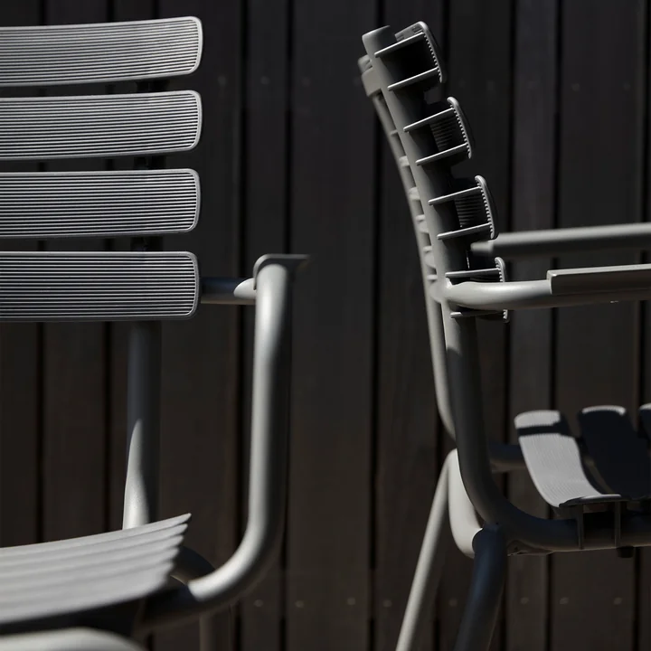 HOUE - ReCLIPS Outdoor Dining fauteuil, noir
