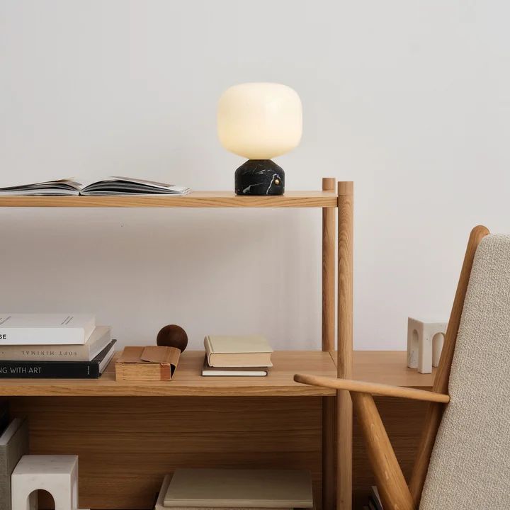 Gejst - MEEMO lampe de table portable Black Marble