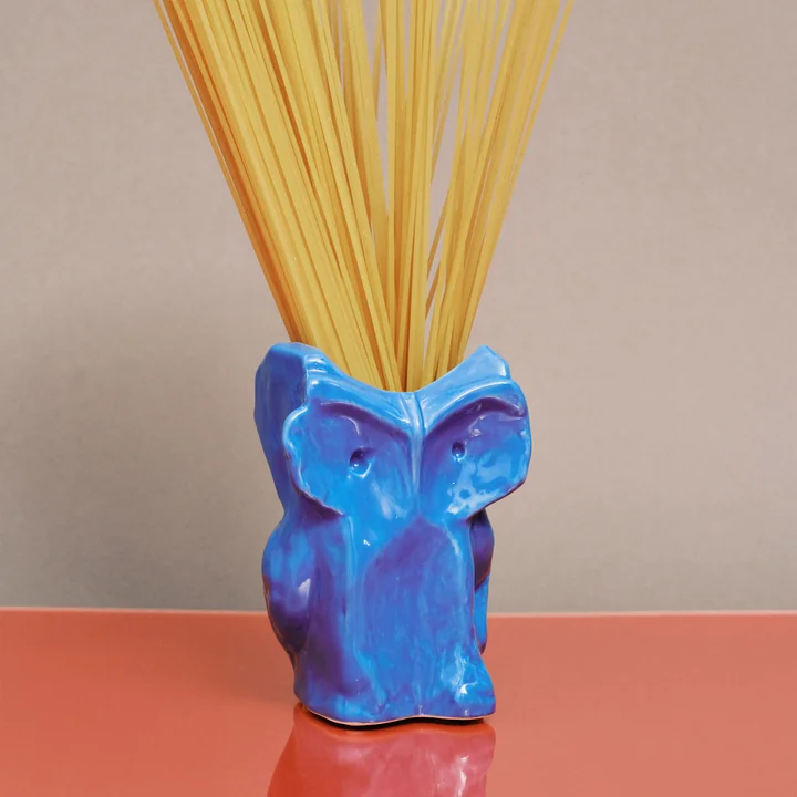 Serax - After Midnight Vase Owl, XS, bleu