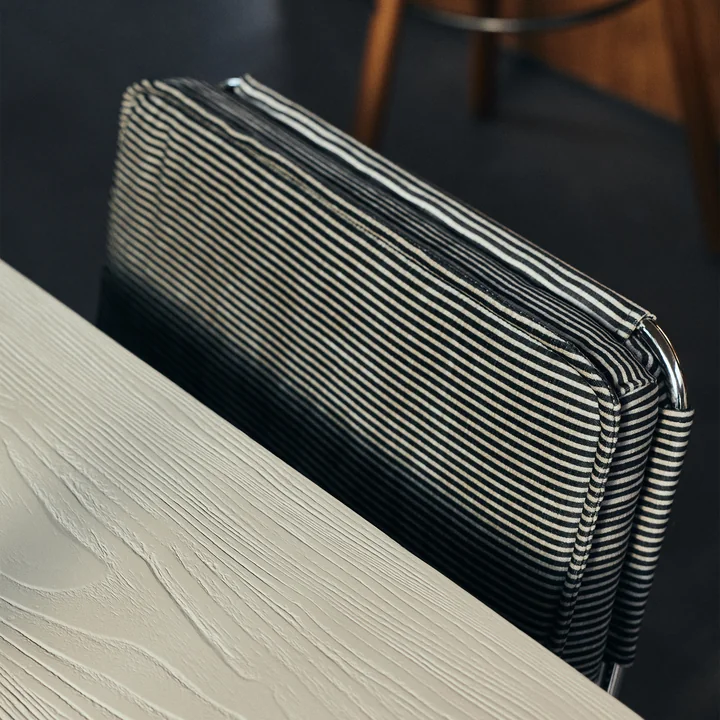 HKliving - Endless Chaise de salle à manger, stripe / monochrome