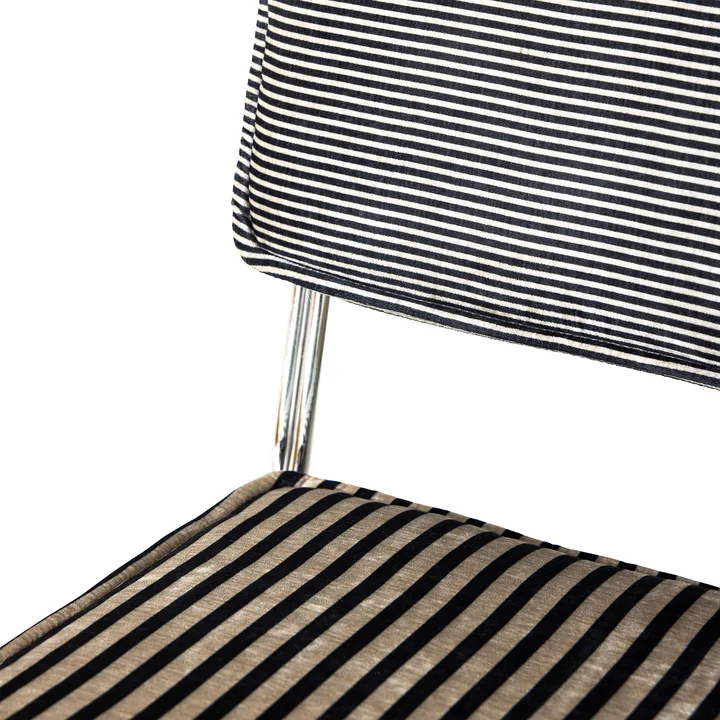 HKliving - Endless Chaise de salle à manger, stripe / monochrome