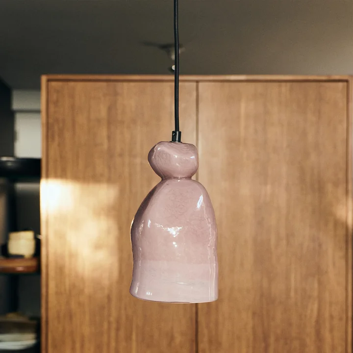 HKliving - Gemstone Lampe suspendue, amethyst