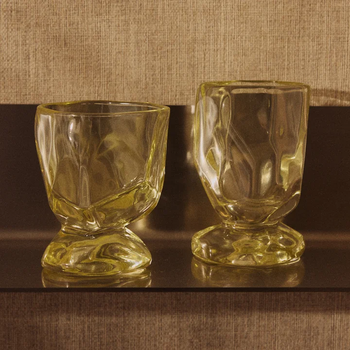 HKliving - Verres, citrine